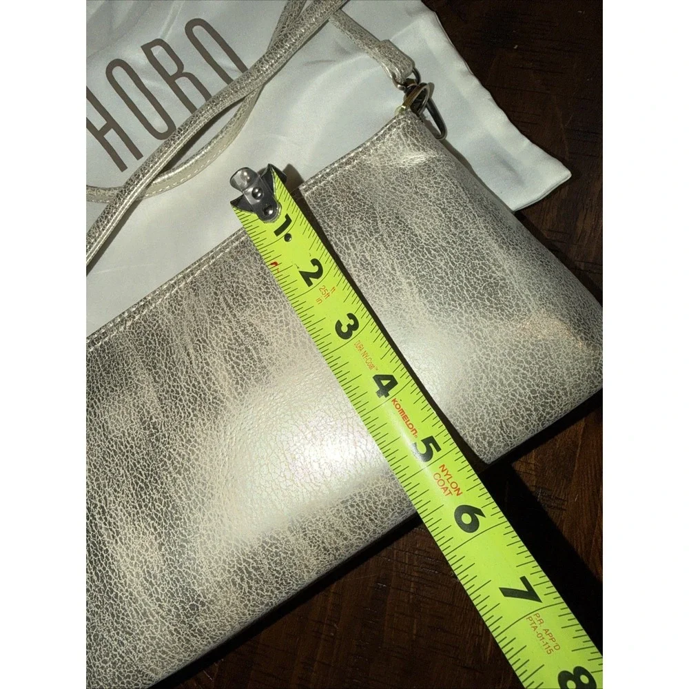 HOBO International Crossbody/shoulder Bag Leather Metallic Gold Purse